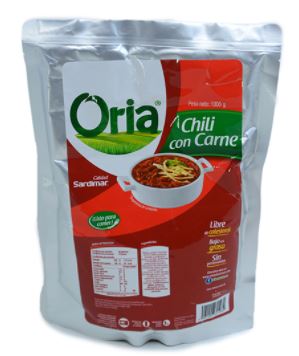 Chilli con carne 8 kgs por caja