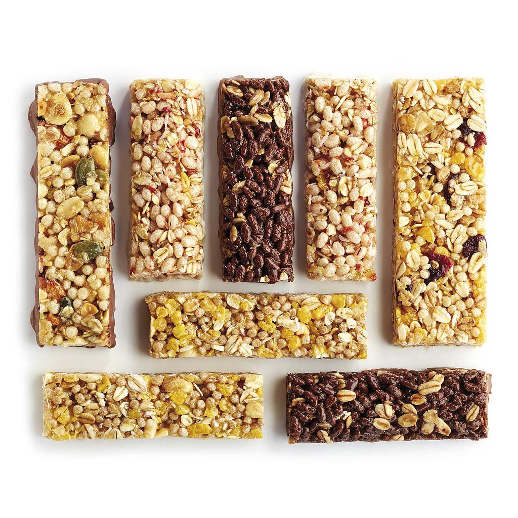 Barras de cereal surtido caja 8kg