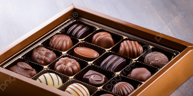 Chocolate varios 15 Kg caja plástica