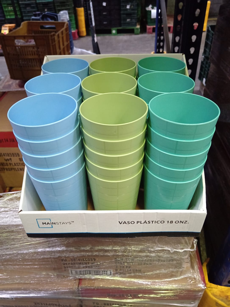 Vasos plástico 45 unidades