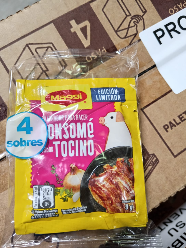 Consomé de tocino 2,5 kg 