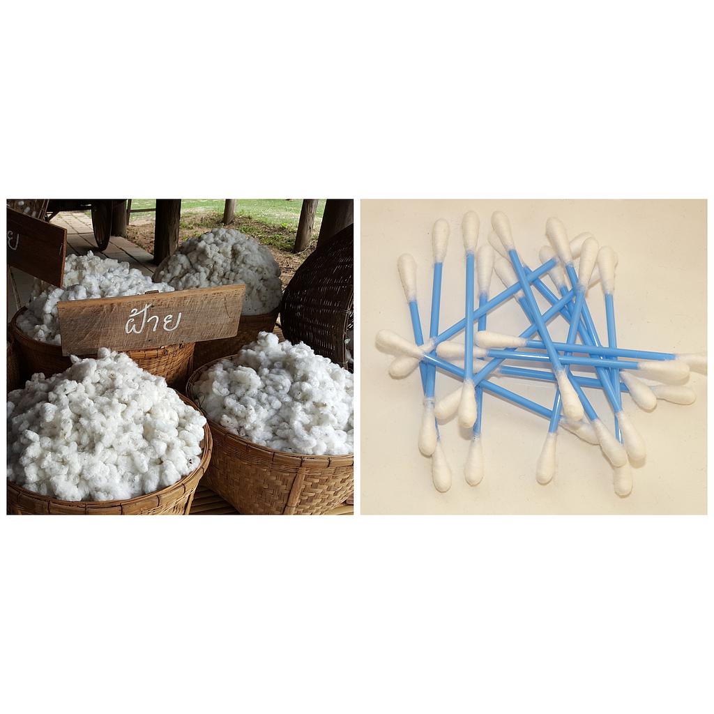 Algodón / Aplicadores / Gasas 6 Uds paquete 1kg